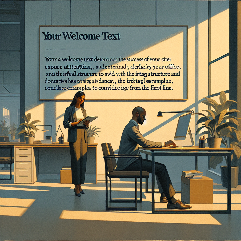 Comment rédiger un texte d’accueil qui capte l’attention et convertit vite vos visiteurs en clients